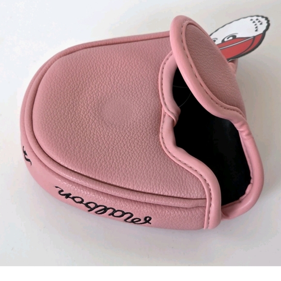 Malbon Golf Fishermans Bucket Hat Mallet Putter Headcover Pink Magnetic NEW - Picture 11 of 11